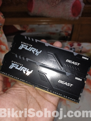Kingston Fury Beast 8GB RGB DDR4 3200mhz